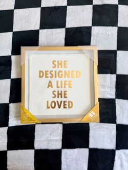 Framed Inspirational Wall Art (12x12)