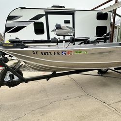 1975 Gregor Aluminum Boat And Trailer