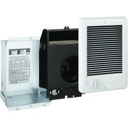 Cadet Com-Pak Electric Wall Heater Complete Unit With Thermostat (Model: CSC202TW, Part: 67507), 6825/5120 BTU, 240/208 Volt, 2000/1500 Watt, White