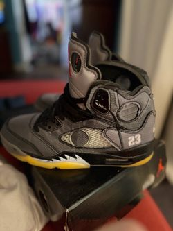 AIR JORDAN 5 OFF WHITE MUSLIN