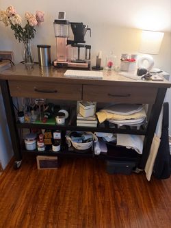 Sliding bar table