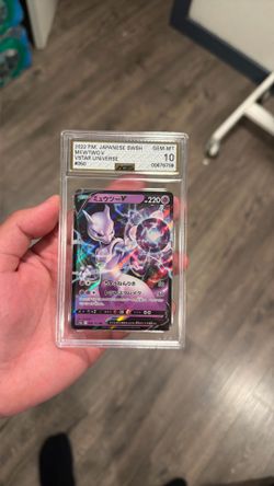 Mewtwo V Star Double Rare Graded 10