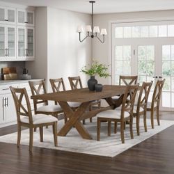 Dinning Table & 8 Chairs 
