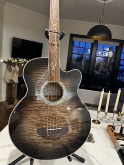 Michael Kelly Dragonfly 5 string Fretless Acoustic Bass Guitar