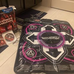 Dance Dance Revolution Game CD and Mat for PS3