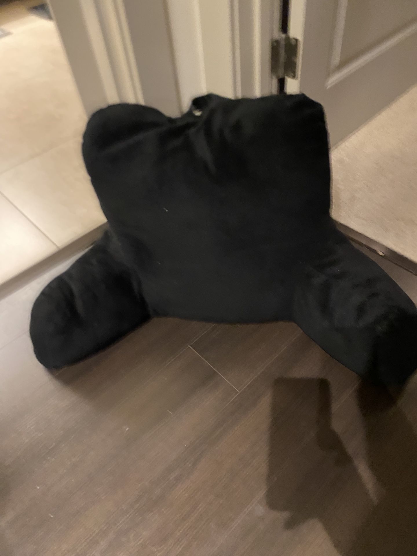 Small Cushion Black Floor Chair