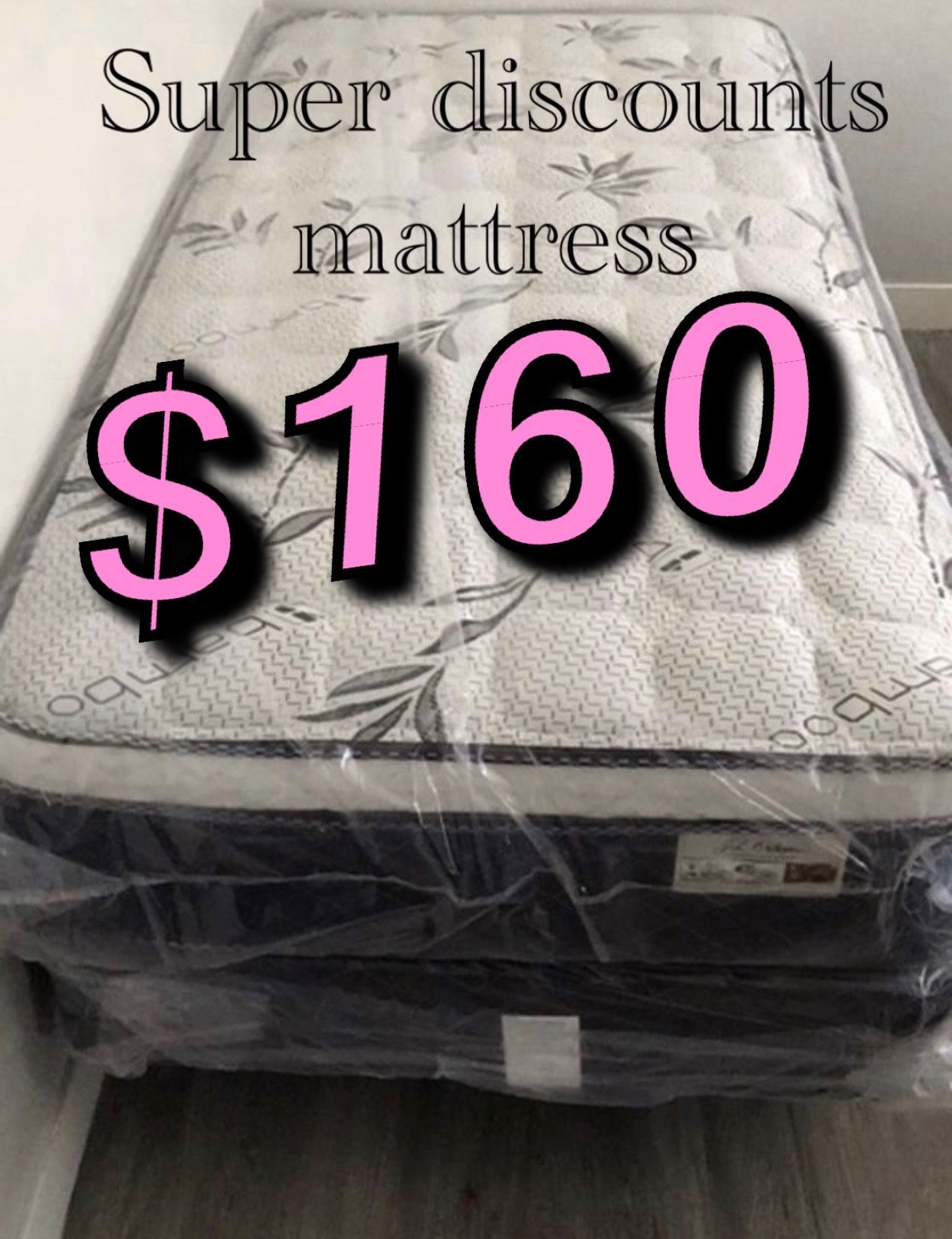Twin Size Pillow Top Mattress 