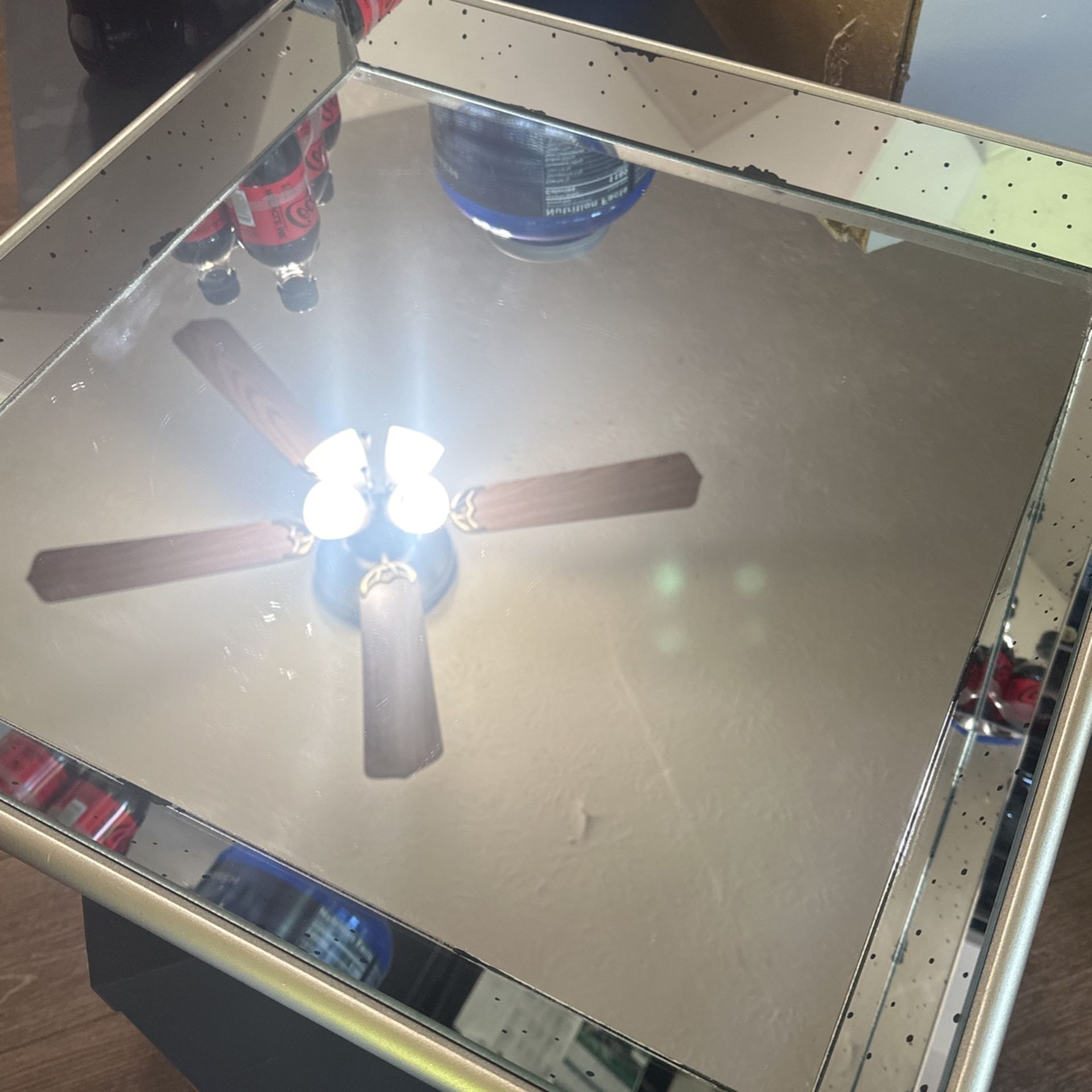 Mirrored Table tray