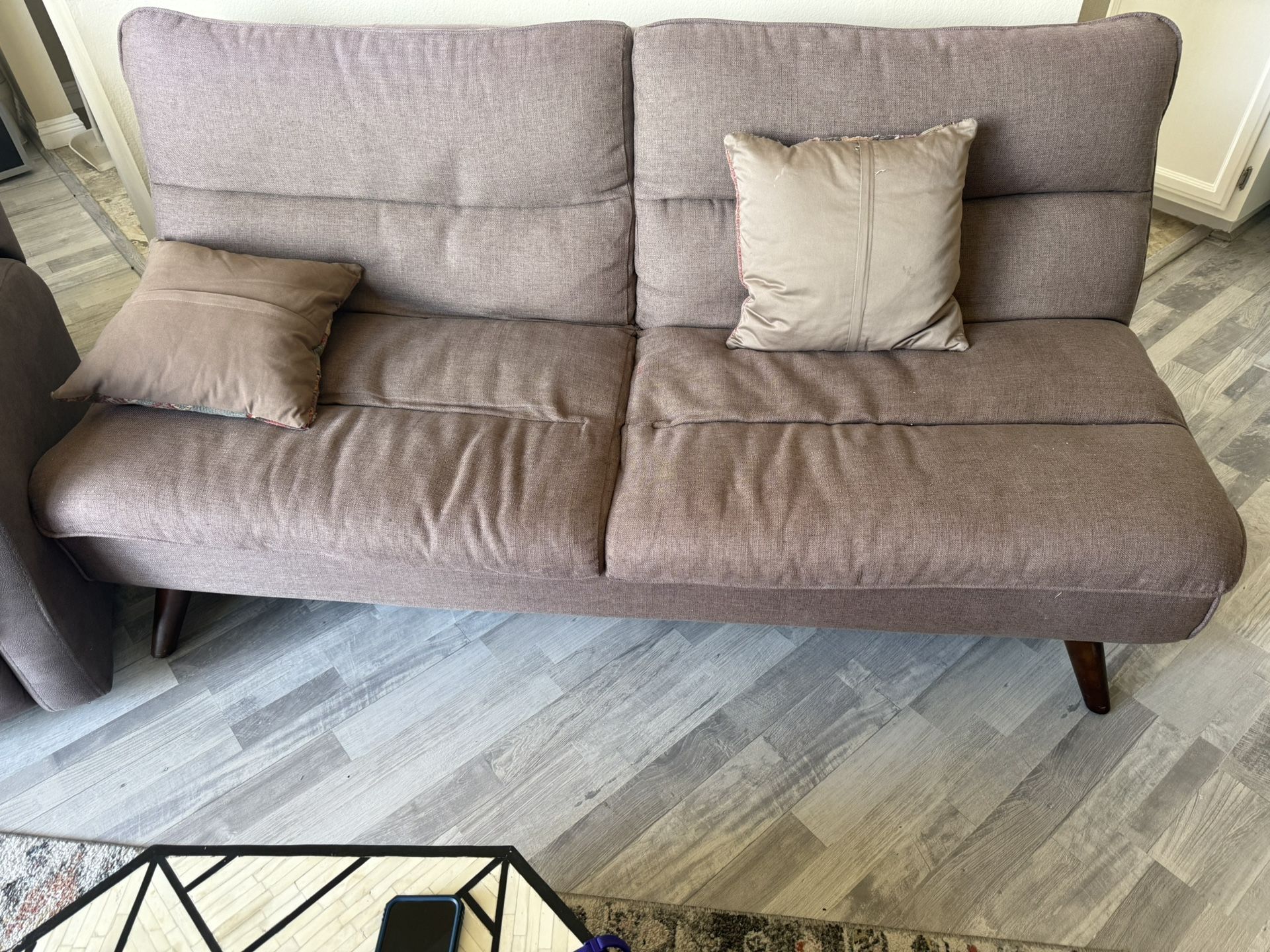 Futon- Turns Into Bed