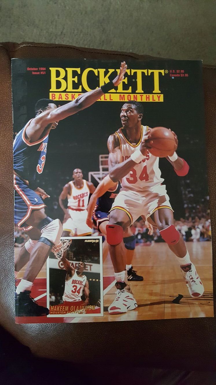 Beckett Basketball Monthly #51 October 1994, Olajuwon, O'Neal, Mourning, Russell