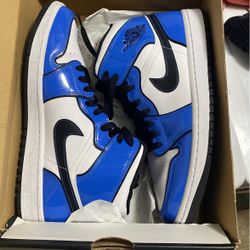 signal blue aj1 (9.5) worn once