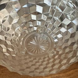 Vintage Fosteria Cake Platter 