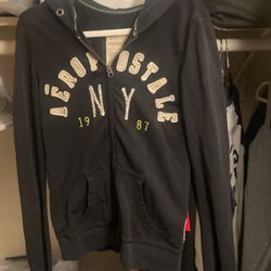 Vintage 90s Aeropostale zip up hoodie punk sweatshirt misfits Operation Ivy punk’s not dead