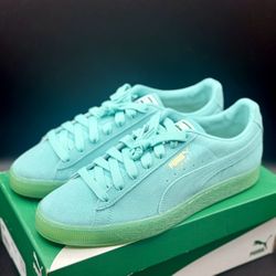 MEN’S PUMA SUEDE CLASSIC XXI (MINT-MINT) SZ 10