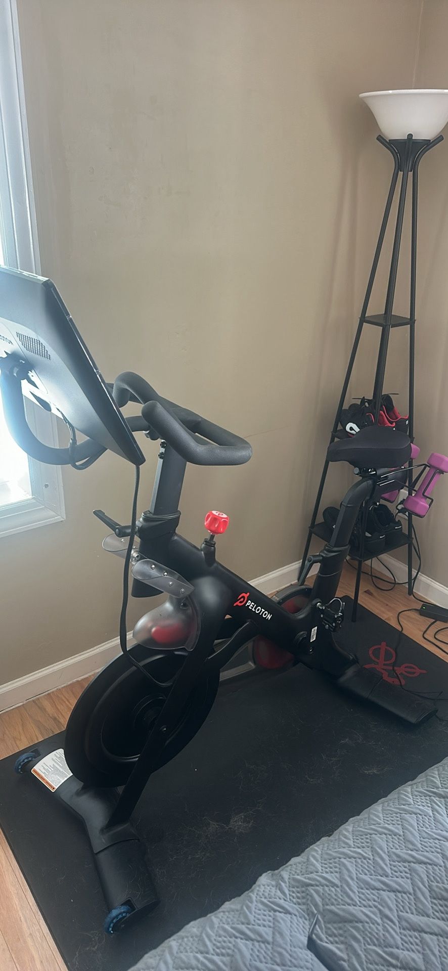 Peloton with Mat and 2 Pairs Of Shoes