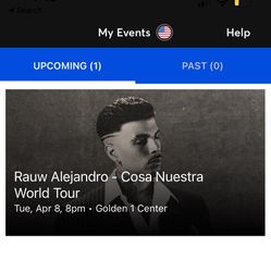 2 Rauw Alejandro concert Tickets 