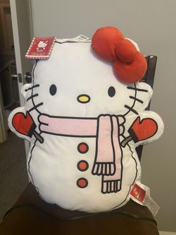 Large Hello Kitty Christmas Pillow
