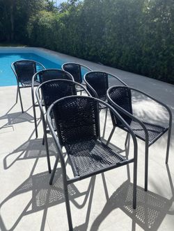 Outdoor Black Chairs