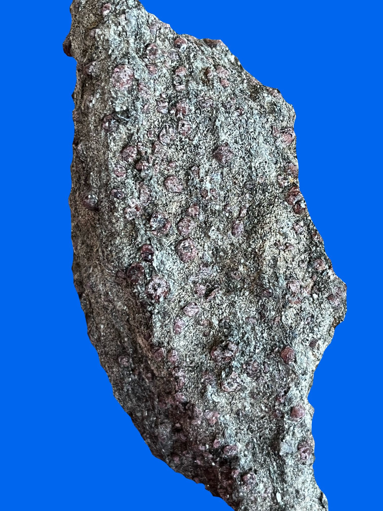 Purple Garnets. Gemstones Crystals Rocks Minerals