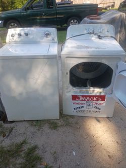 Working washer and dryer