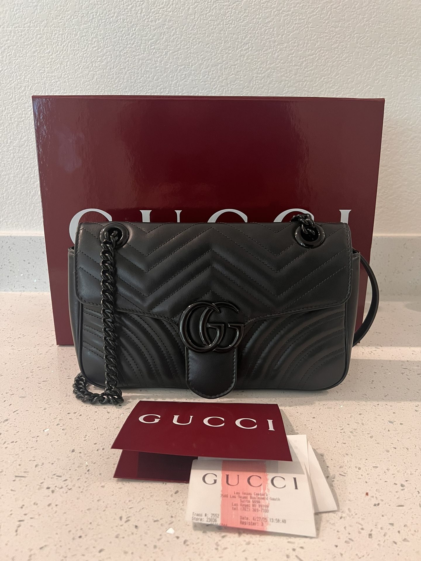 GUCCI - GG MARMONT MEDIUM SHOULDER BAG