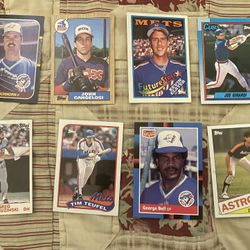 Vintage 80’s Baseball Cards