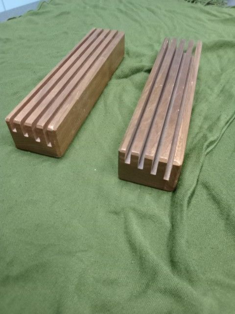 Hardwood Playing Card Holders