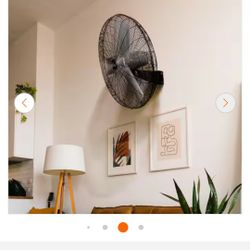 30 in. Black Tilting Mountable Heavy-Duty Commercial Strength Oscillating Wall Fan NO MOTOR 