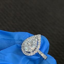 10k Gold With 1.5CT Lab Diamond Ring 