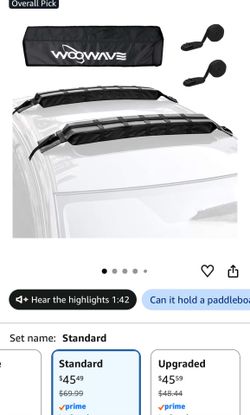 Woowave Surfboard kayak roof rack