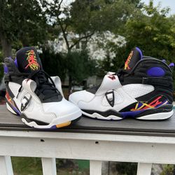 Nike Air Jordan Retro 8 Three Peat White OG VIII for Sale in