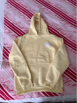 Yellow white fox boutique hoodie