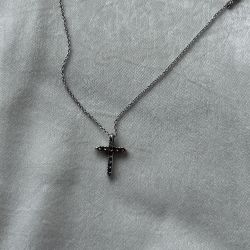 Necklace Diamond Cross Pendant 