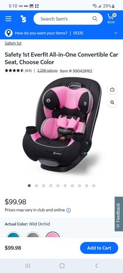 Safety 1st Everfit All-in-One Convertible Car Seat $80 each