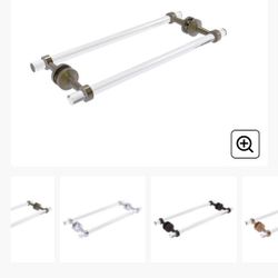 Pacific Beach Collection 24 Inch Back Dotted Accent Towel Bars