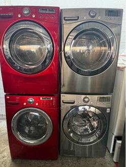 Lg front load washer and gas dryer combo