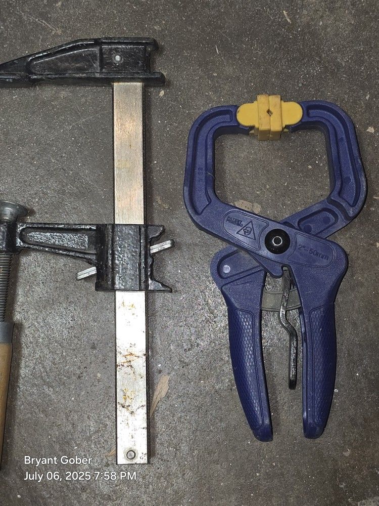 Set of 6 Bar Clamps