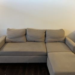 Beige Couch/Sectional for small spaces