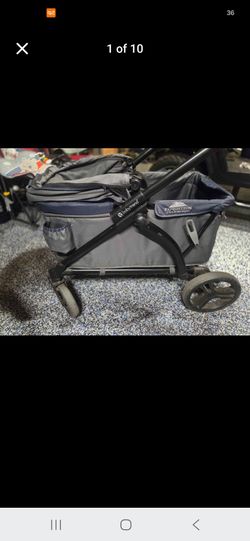Babytrend 2-in-1 expedition stroller wagon with cat seat attachment