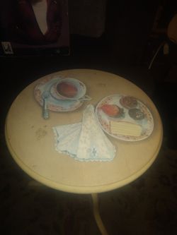 Small Cute Decorative Table Wooden