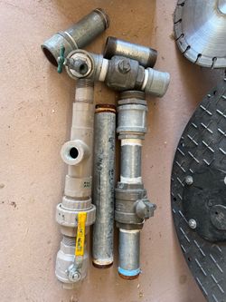 2” galvanized shut offs/threaded nipples,etc