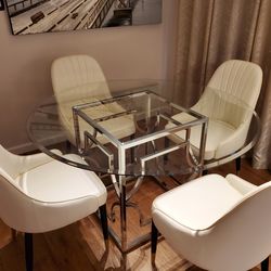 Glass Table Set