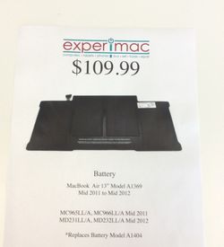 Battery MacBook Air 13"