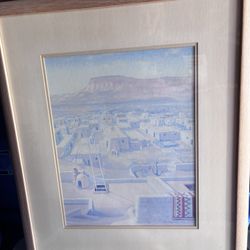 Set (4) Of James Harrill’s Prints , From Greece & Taos