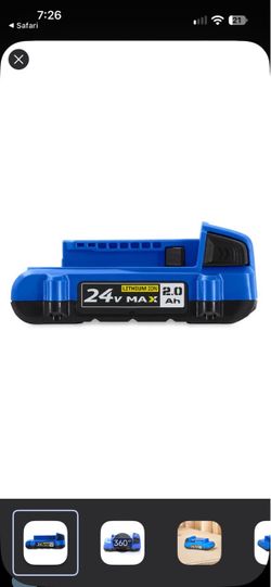 24 VOLT KOBALT BATTERY AND CHARGER