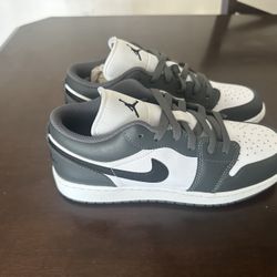 Grey/Black/White Air Jordan Low 1