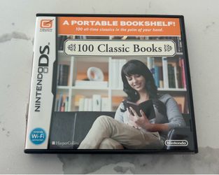 100 Classic Books (Nintendo DS, 2010) CIB  w/ Manual RARE