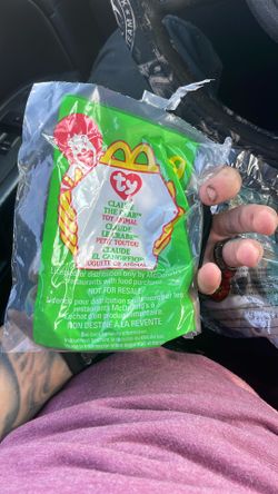 1993 McDonalds Claude The Crab Teenie Beanie Baby