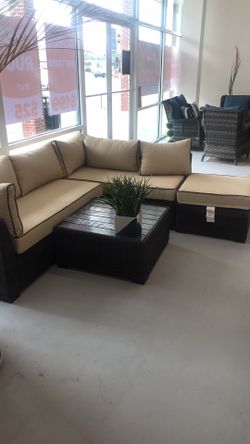 Brand new outdoor sectional 💥No Down $ payment 💥Take it to home today with leasing