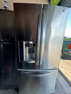 Stainless LG French Door Fridge with Water Dispenser